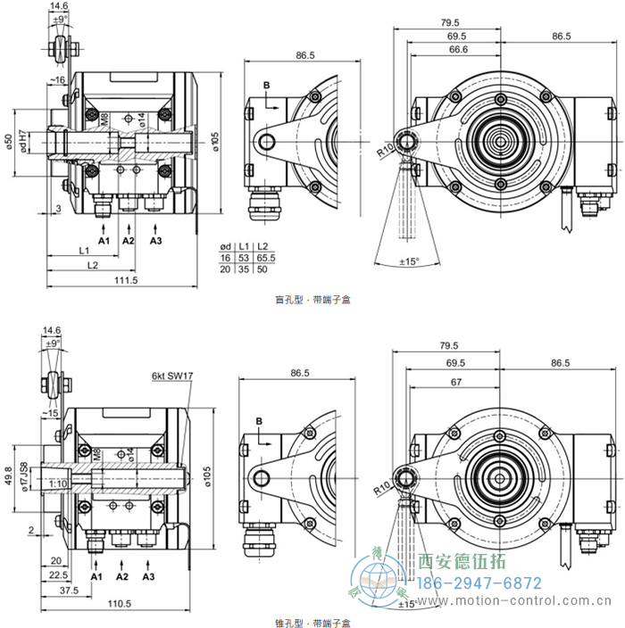 HMG10-B - EtherNet/IP绝对值重载编码器外形及安装尺寸(盲孔型或锥孔型) - 免费电影手机在线观看,中文精品久久久久国产网址,亚洲一级无码一区二区一,精品亚洲成AV人在线观看,中文字幕无码一区二区免费,中文字幕日本不卡一二三区