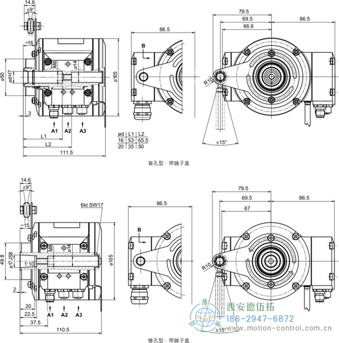 HMG10-B - PROFINET绝对值重载编码器外形及安装尺寸(盲孔型或锥孔型) - 免费电影手机在线观看,中文精品久久久久国产网址,亚洲一级无码一区二区一,精品亚洲成AV人在线观看,中文字幕无码一区二区免费,中文字幕日本不卡一二三区
