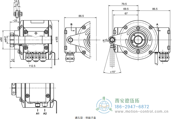 HMG10-T - DeviceNet绝对值重载编码器外形及安装尺寸(通孔型) - 免费电影手机在线观看,中文精品久久久久国产网址,亚洲一级无码一区二区一,精品亚洲成AV人在线观看,中文字幕无码一区二区免费,中文字幕日本不卡一二三区