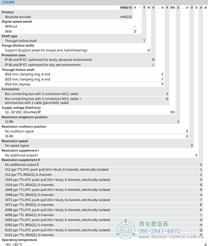 HMG10-T - EtherNet/IP绝对值重载编码器订货选型参考(通孔型) - 免费电影手机在线观看,中文精品久久久久国产网址,亚洲一级无码一区二区一,精品亚洲成AV人在线观看,中文字幕无码一区二区免费,中文字幕日本不卡一二三区