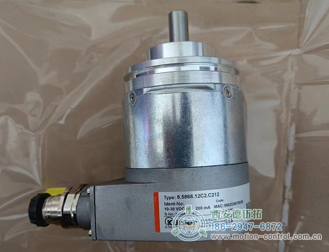 图为库伯勒齿轮多圈绝对值编码器实物照片