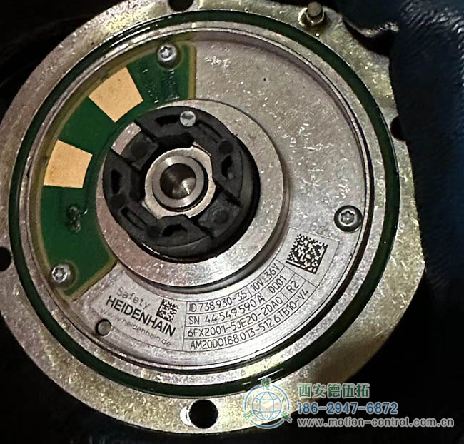 图为一款海德汉编码器在机床上的应用照片